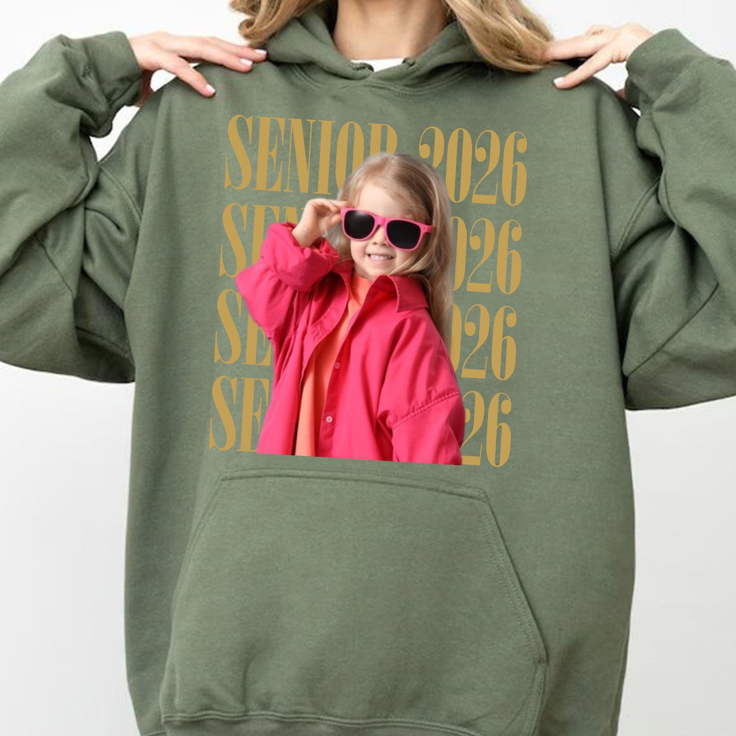 Personalized Vintage Photo Senior 2026 Shirt, Custom Graduate Picture Tee, Class of 2026 Graduation Gift 684836