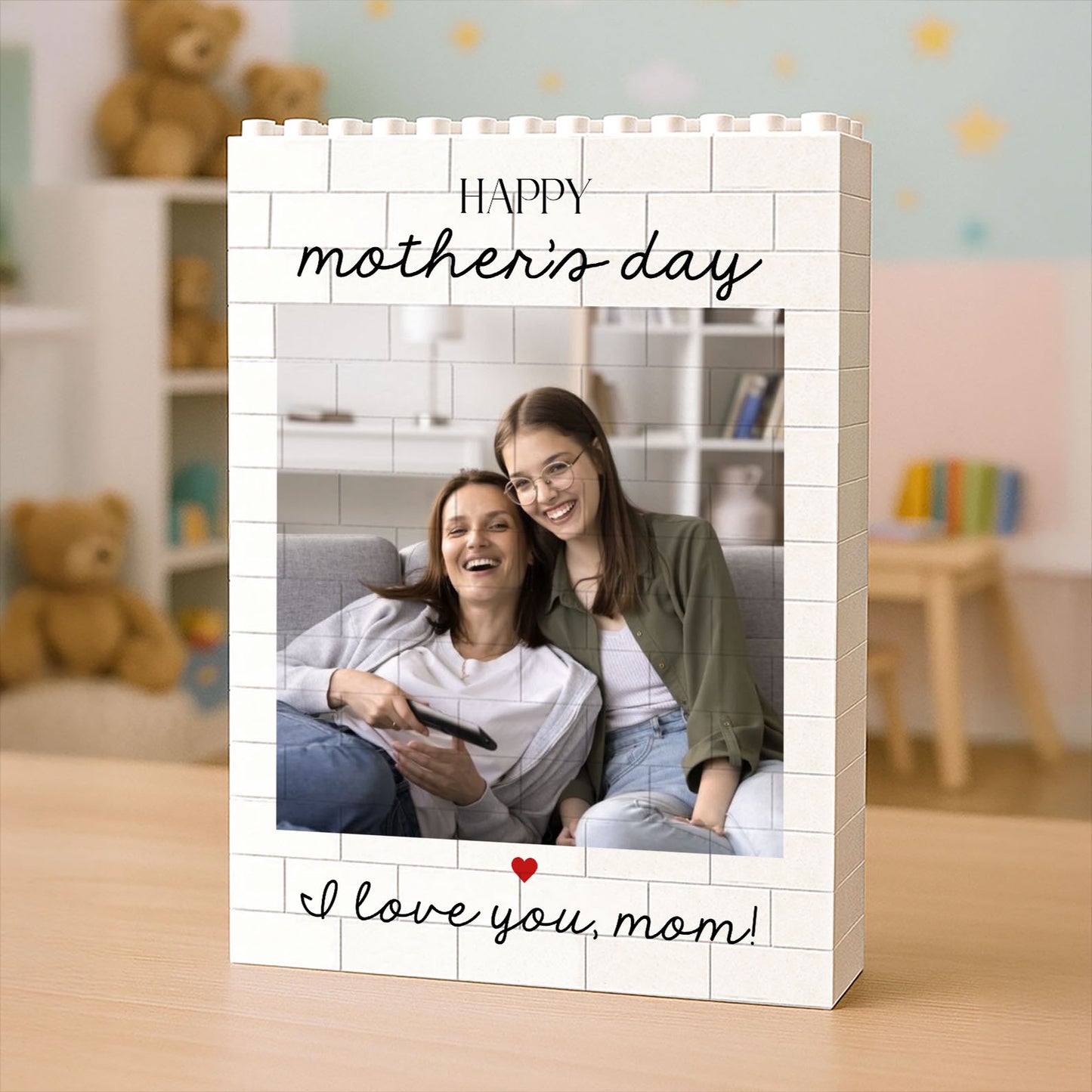 Custom Photo Building Brick Blocks | Personalized Gift for Mom | Mother's Day Gift 684600