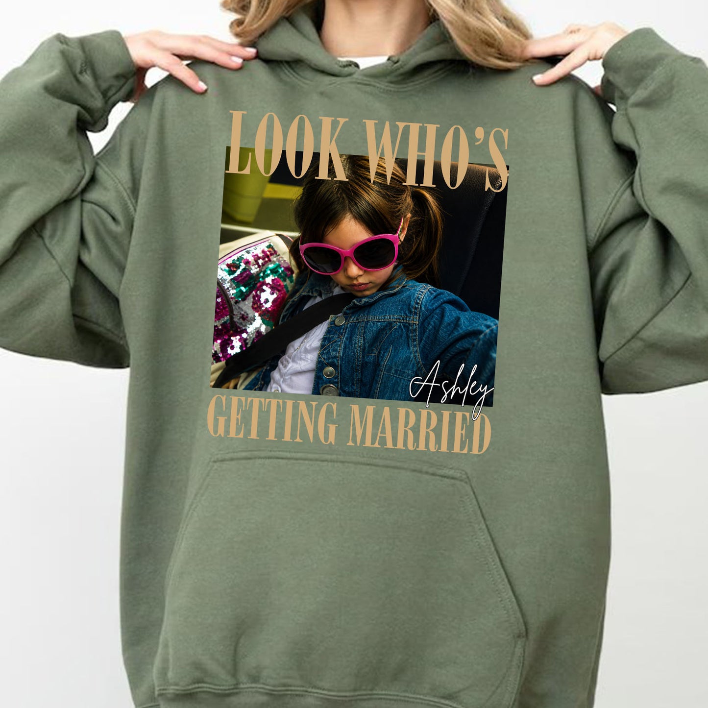 Custom Photo Look Who's Getting Married Shirt, Personalized Bride Tee, Bachelorette Party Gift 685637