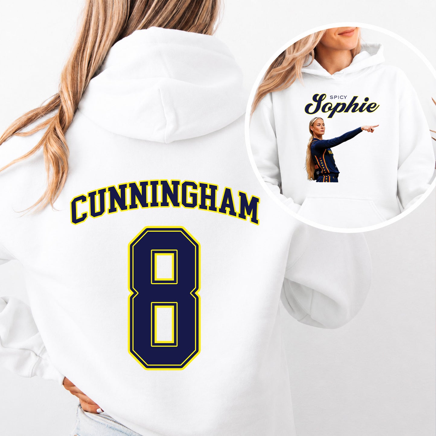 Spicy Sophie Cunningham Point Signature Shirt, Retro Front & Back Bright Shirt, Basketball Fan Tee 685743
