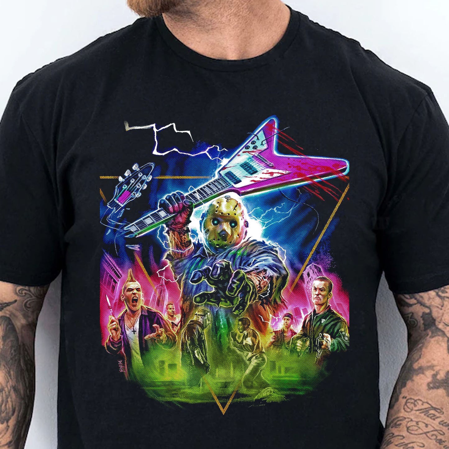 Friday the 13th Jason Takes Manhattan Halloween Shirt, 90s Horror Movie T-Shirt, Horror Halloween Tee 683308-7