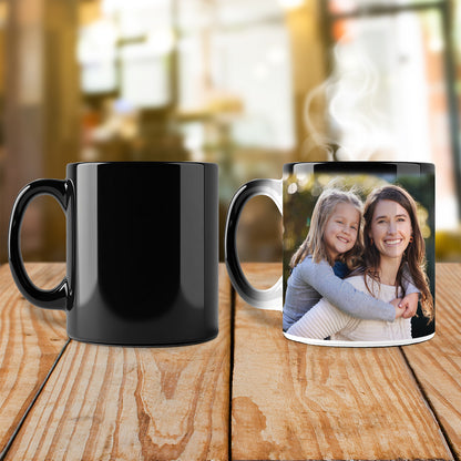 Custom Photo Coffee Mug | Personalized Heat Sensitive Color Changing Mug | Mother’s Day Father’s Day Gift 684505