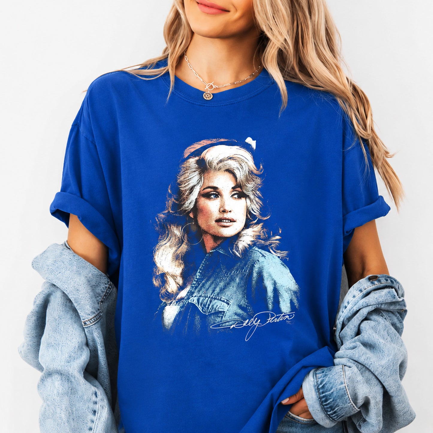 Dolly Parton Signature Vintage Shirt, Retro Country Music Graphic Tee, Dolly Fan Gift 686097 WFD