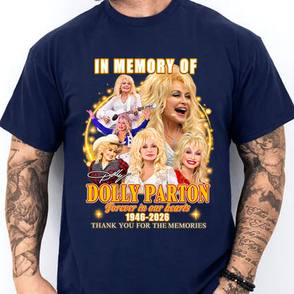 Dolly Parton Memorial Shirt, Forever in Our Hearts 1946–2026 T-Shirt, Country Music Tribute Tee 686043