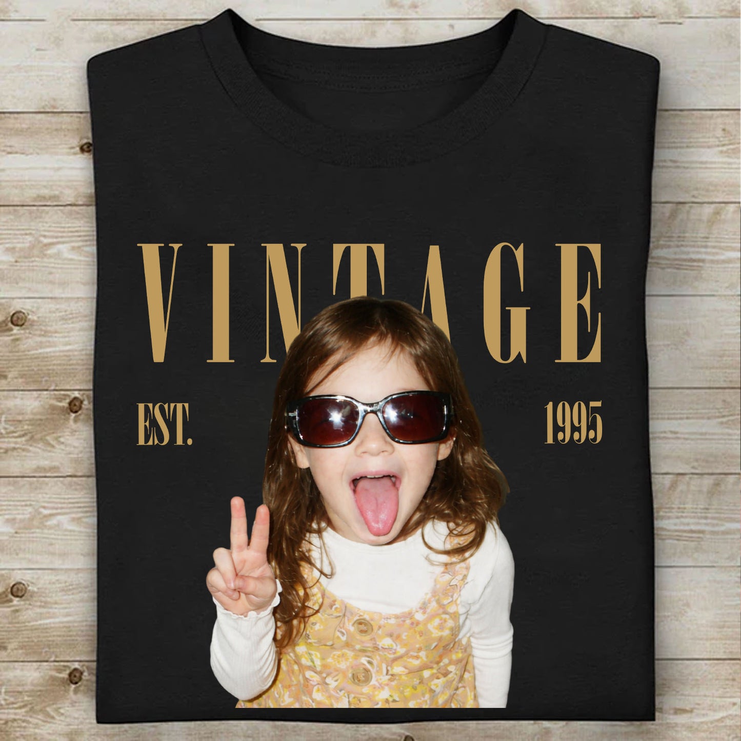 Personalized Vintage Photo Shirt, Custom Year Birthday Shirt, Custom Age Tee, Retro Birthday Gift 685243