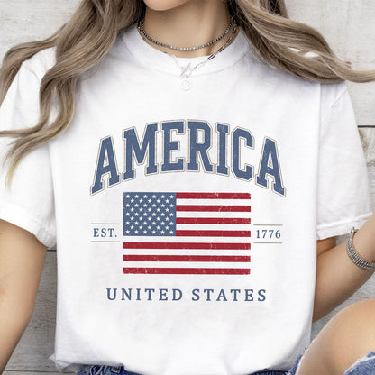 250 Years USA Flag Shirt, America Est. 1776 Patriotic Tee, United States 4th of July T-Shirt 685472