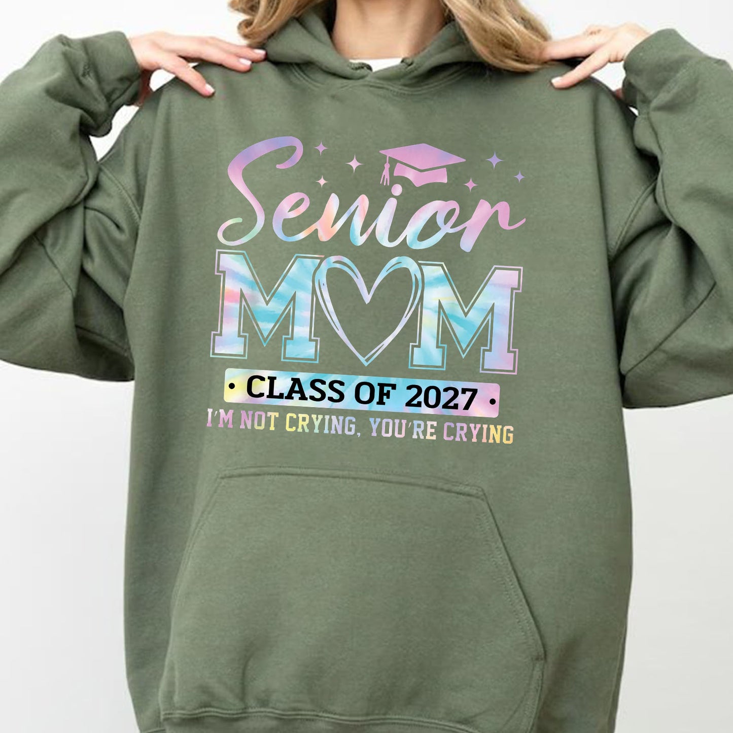 Personalized Senior Mom Class of 2027 Shirt, Custom Graduation Mom Tee, Proud Senior Mom Graduation Gift 685848
