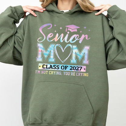Personalized Senior Mom Class of 2027 Shirt, Custom Graduation Mom Tee, Proud Senior Mom Graduation Gift 685848