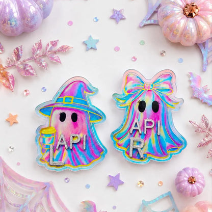 Iridescent Ghost Xray Markers, Personalized Halloween Xray Marker Set with Initials, Spooky Xray Tech Gift 685871 WFD