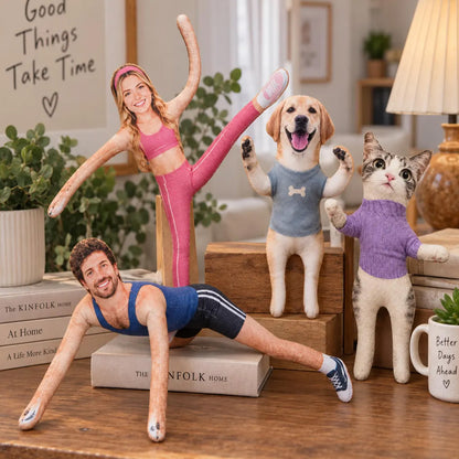 Custom Photo Poseable Plush Doll, Personalized Funny Ugly Plush Doll, Unique Christmas Gag Gift 686936 WFD