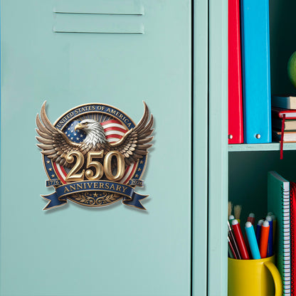 USA 250 Years Fridge Magnet | Patriotic Eagle 1776–2026 Magnet | 4th of July Magnet 684349