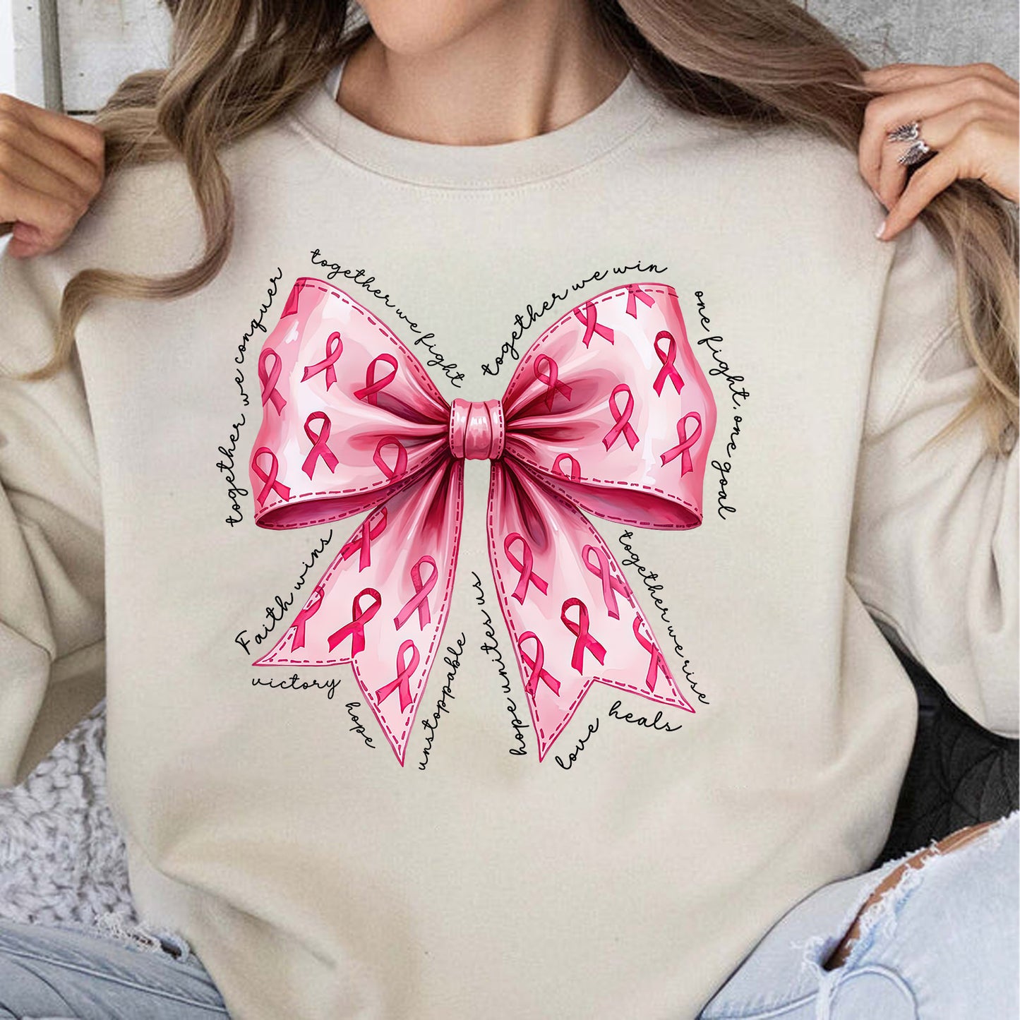 October We Wear Pink Shirt, Breast Cancer Awareness T-Shirt, Pink Ribbon T-Shirt, Pink Out 683314-4