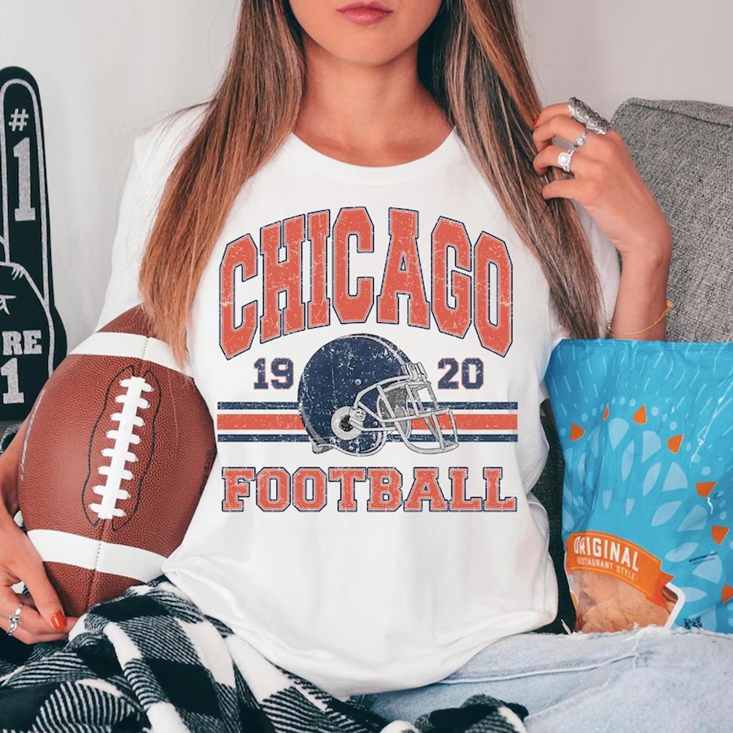 Chicago Football 1920s Shirt | Retro Sports Tee | Vintage Chicago Football Sweatshirt | Chicago Bears Fan Gear 684142