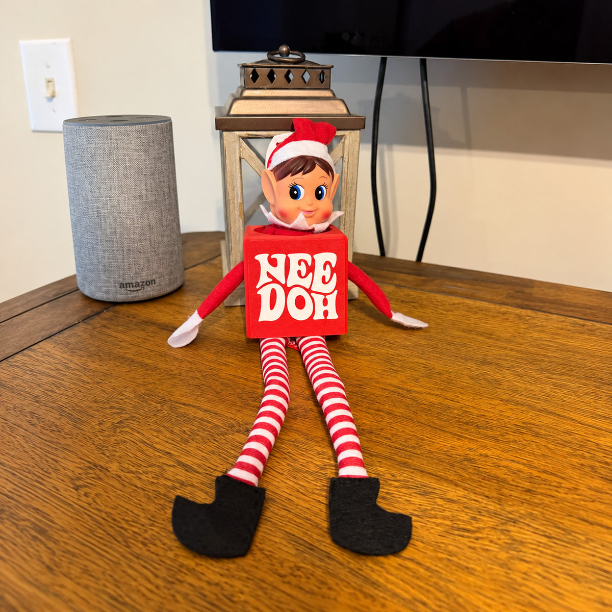 Elf on the Shelf Squishy, Funny ElfDoh Squishy Christmas Toy, Elf Accessories, Kids Holiday Gift 686649 WFD