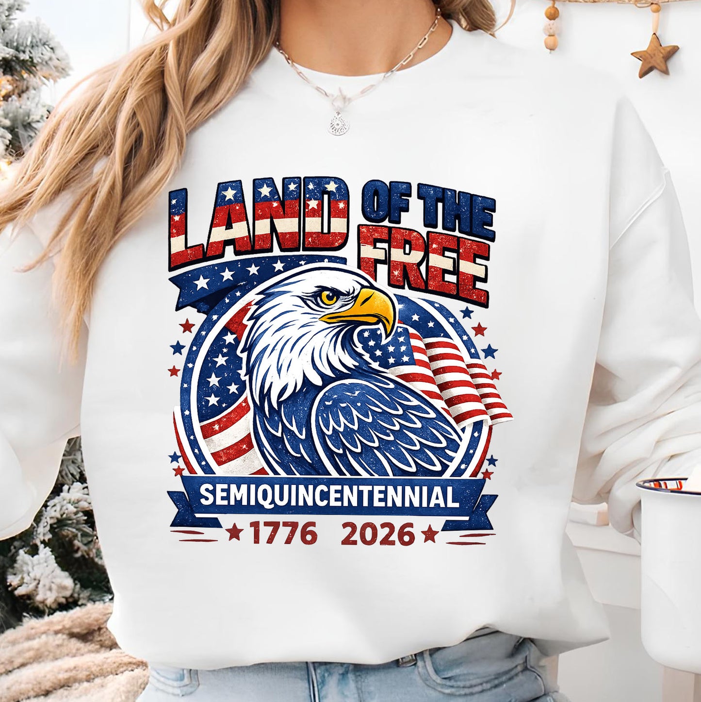 250 Years Patriotic Shirt 1776–2026, Land of the Free Eagle Tee, 4th of July Independence Day Shirt 684912