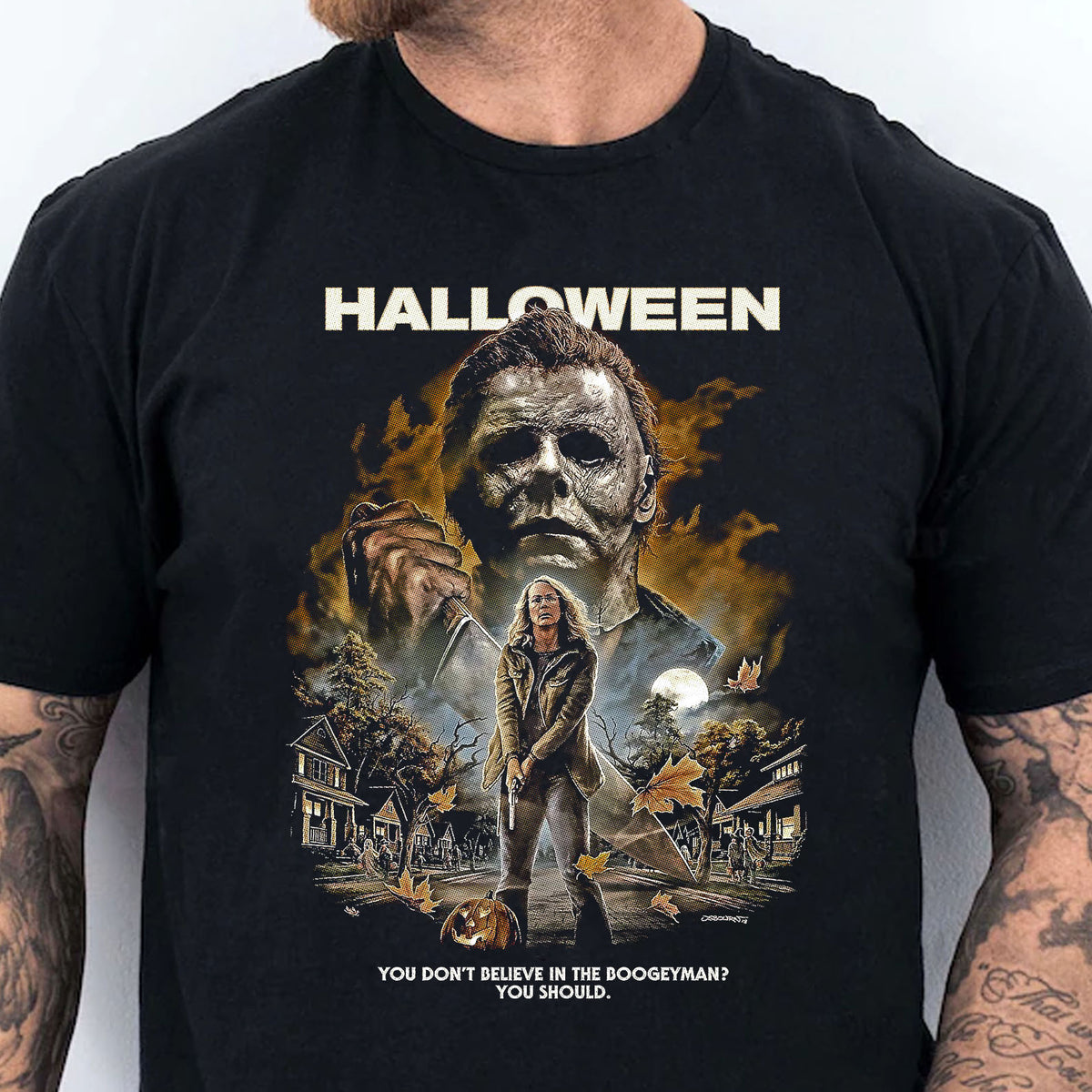 Michael Myers Halloween Shirt, Retro Horror Movie Sweatshirt, Classic Halloween Film Tee, Scary Halloween Shirt 683308-6