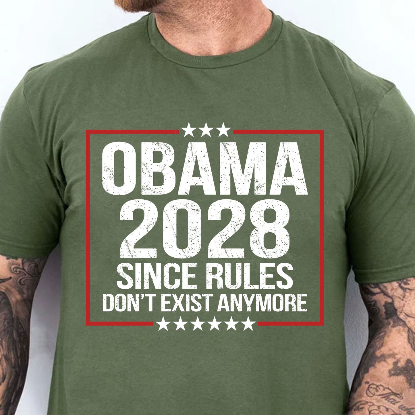 Obama 2028 Political Shirt, Since Rules Don't Exist Anymore T-Shirt, Funny Anti Trump Political Tee 686021