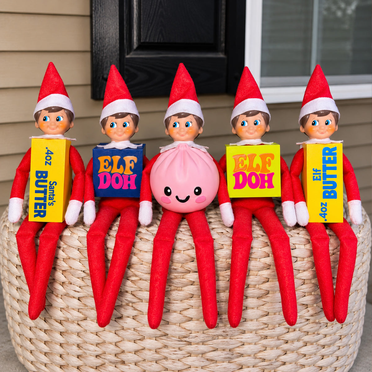 Elf Doh Costume Accessory, Squishy Inspired Elf Dumpling & Butter Props, 3D Printed Christmas Elf Accessories 686674 WFD