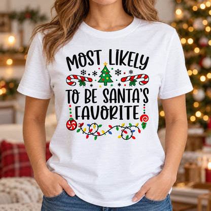 Funny Most Likely To Christmas Shirt, 40 Designs Matching Family Holiday T-Shirt, Christmas Party Gift 686769 WFD