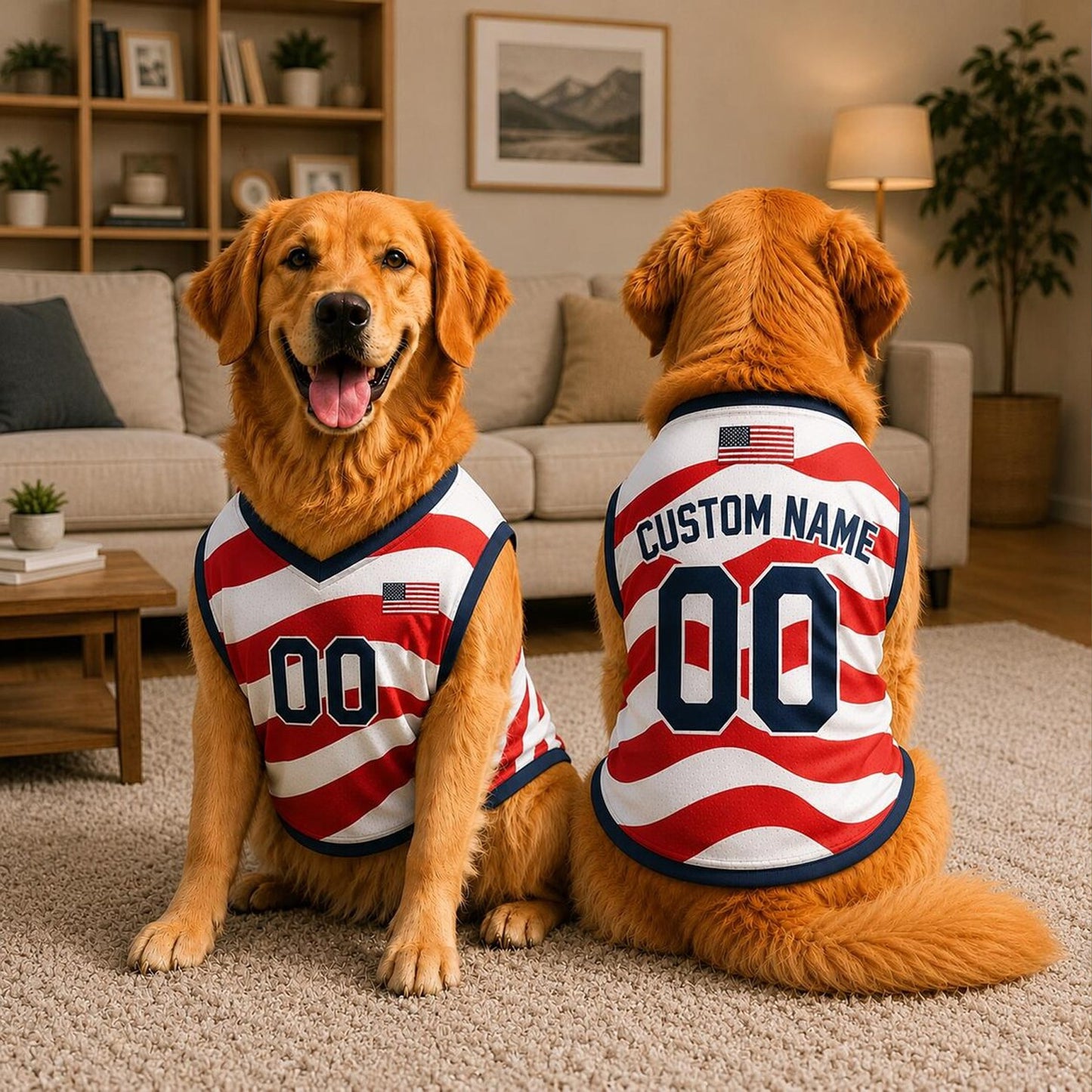 Personalized USA Dog Soccer Jersey, Custom Dog Name & Number Shirt, USA 2026 Pet Soccer Jersey Gift 685512 WFD