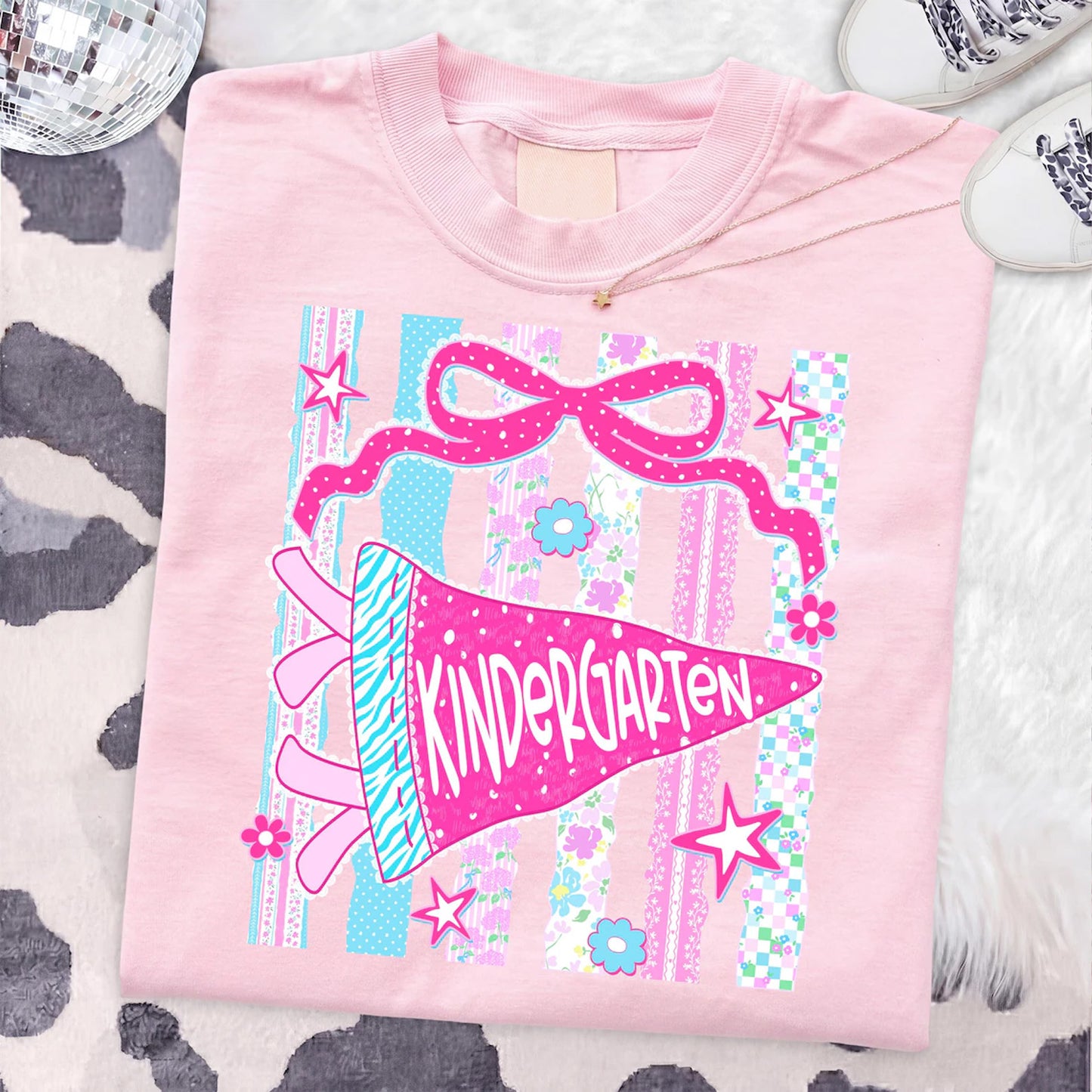 Retro Floral School Grade Coquette Shirt, Pre-K to 4th Grade Back to School Kids Tee 685364 WFD