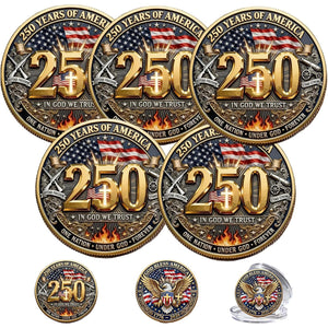 250 Years of America Commemorative Coin | God Bless America 1776–2026 Coin 684630