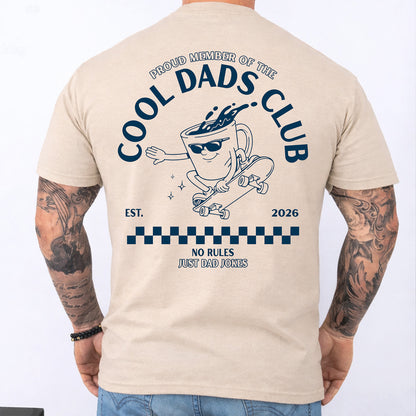 Personalized Cool Dads Club Backside Shirt, No Rules Just Dad Jokes T-Shirt, Funny Father’s Day Gift for Dad 684945