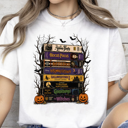 Vintage Halloween VHS Shirt, Retro Spooky Season Tee, Classic Horror Movie Graphic Shirt, Halloween Tee 685661