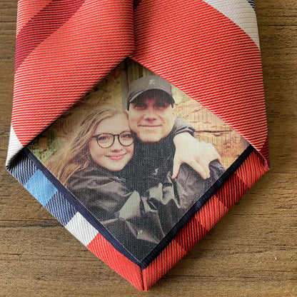 Custom Photo Patch for Tie | Personalized Tie Patch for Dad | Father of the Bride Gift 684696