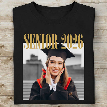 Personalized Senior 2026 Shirt, Custom Photo Graduation Tee, Class of 2026 Shirt, Senior Gift 684787