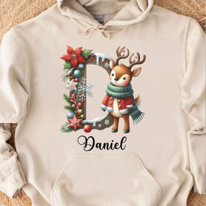 Christmas Custom Name Sweatshirt, Custom Family Christmas Shirt, Personalized Christmas Couple Tee, Christmas Group T-Shirt 683387