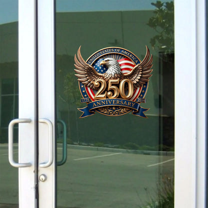 USA 250 Years Car Decal | Patriotic Eagle 1776–2026 Decal | 4th of July Sticker 684349
