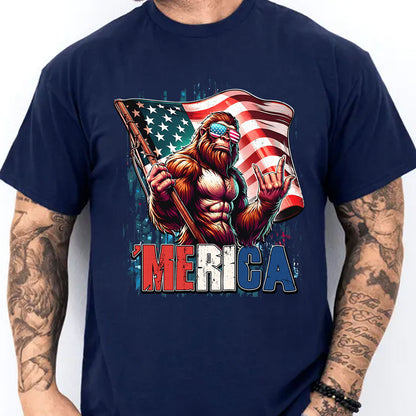 250 Years Bigfoot Shirt, Funny Patriotic Sasquatch 4th of July Tee, American Flag USA Shirt 685193