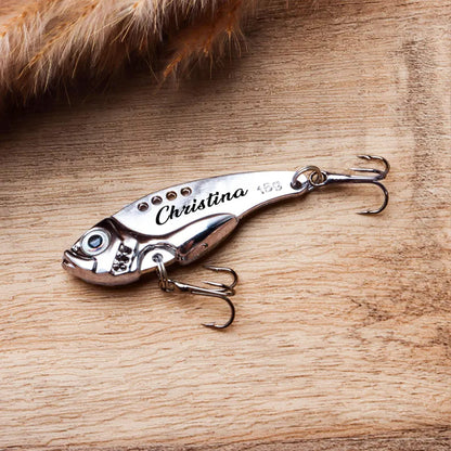 Personalized Engraved Fishing Lure, Custom Fisherman Gift for Dad Husband, Father's Day Gift 684923
