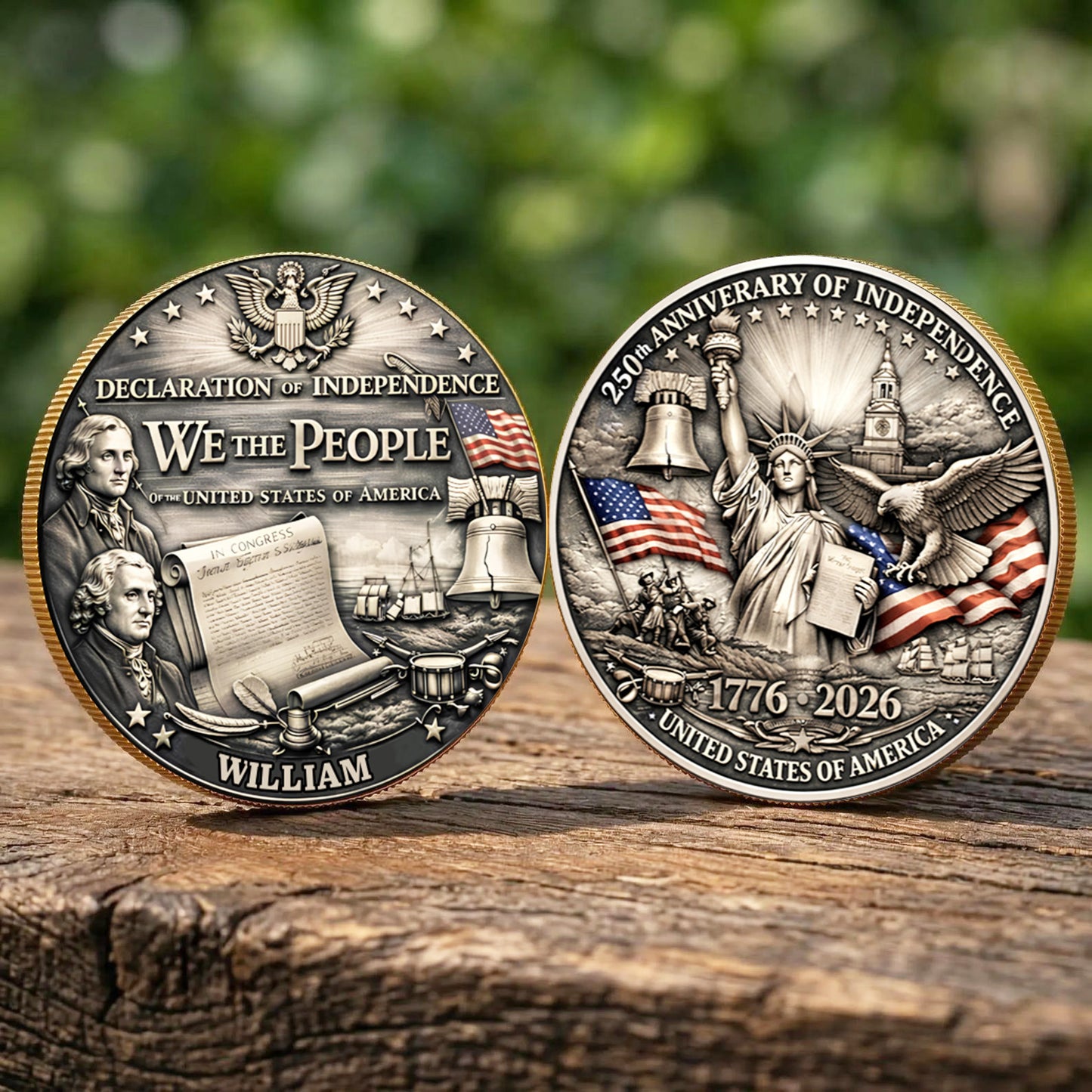 Personalized 250 Years We The People Coin | 250th Anniversary of Independence Commemorative Coin 684653