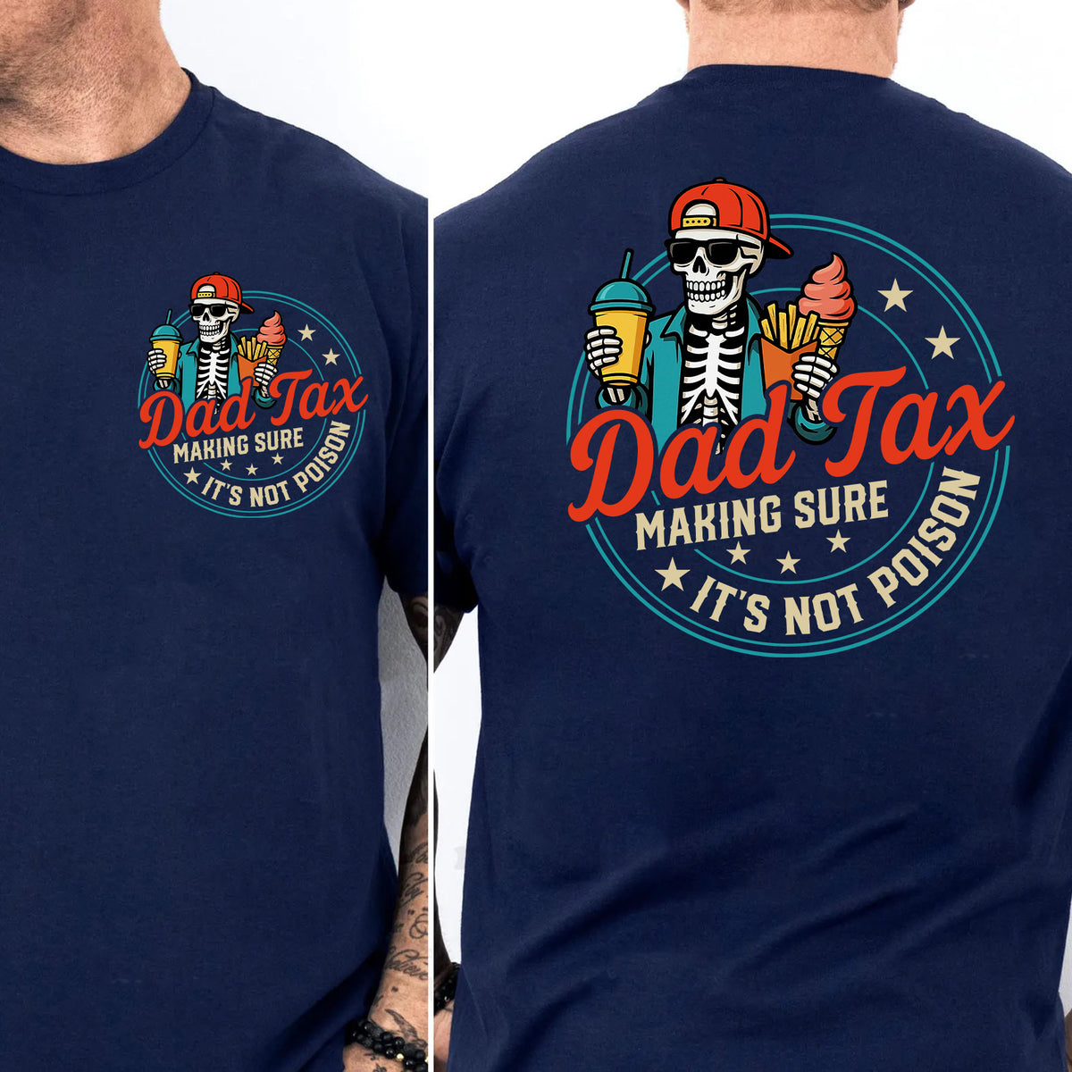 Dad Tax Making Sure Shirt, Funny Dad Tax Tee, Father’s Day Gift, Father’s Day Pocket & Back Shirt 683916