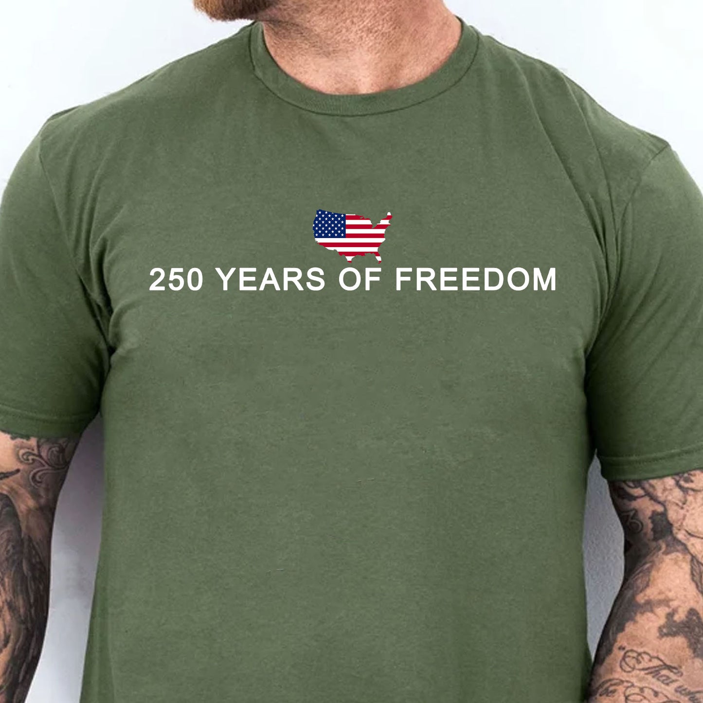 250 Years Of Freedom Shirt, USA 250th Anniversary Patriotic Tee, 4th of July America Shirt 684946