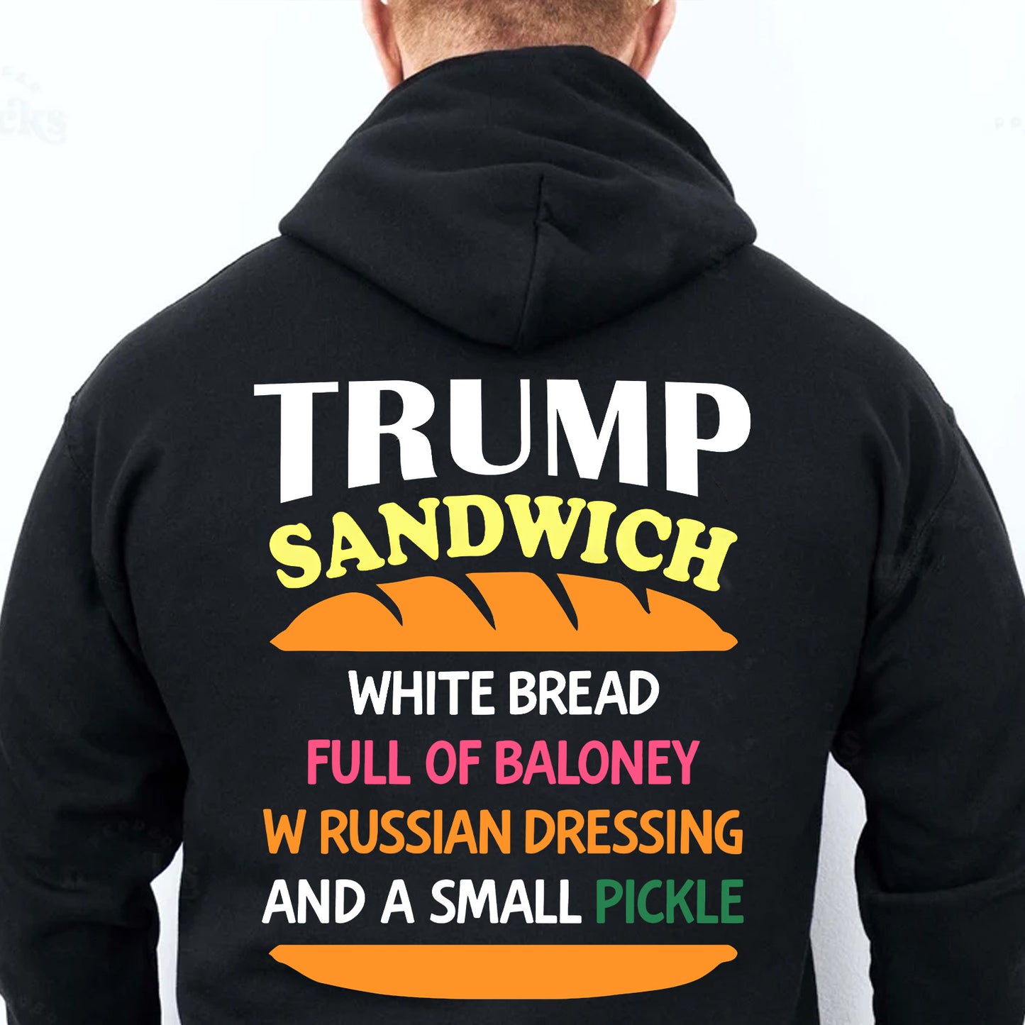 Funny Trump Sandwich Shirt, Political Humor T-Shirt, Anti Trump Tee, Funny Political Gift 685970