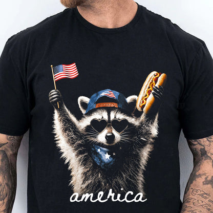 250 Years USA Shirt, Funny Raccoon Tee, Patriotic 4th of July Independence Day T-Shirt 685191