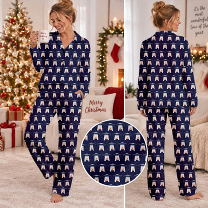 Funny Trump UFO Pajama Set, Alien Donald Trump Christmas PJs, Political Holiday Gift 686228