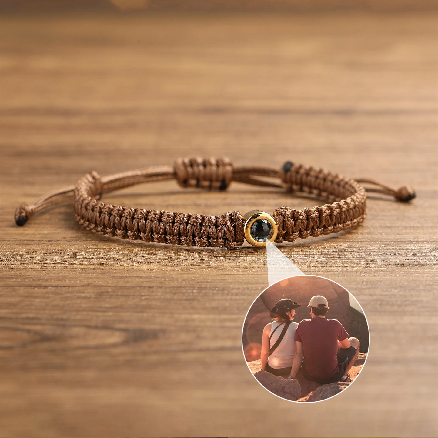 Custom Photo Projection Bracelet, Personalized Picture Projection Bracelet, Memorial Charm Gift for Her Him 685465 WFD