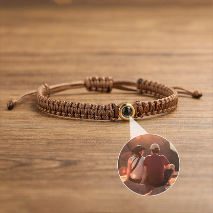 Custom Photo Projection Bracelet, Personalized Picture Projection Bracelet, Memorial Charm Gift for Her Him 685465 WFD