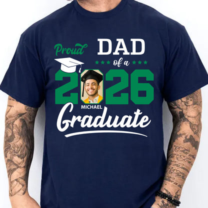Personalized Proud Family Graduation 2026 Upload Photo Shirt C534