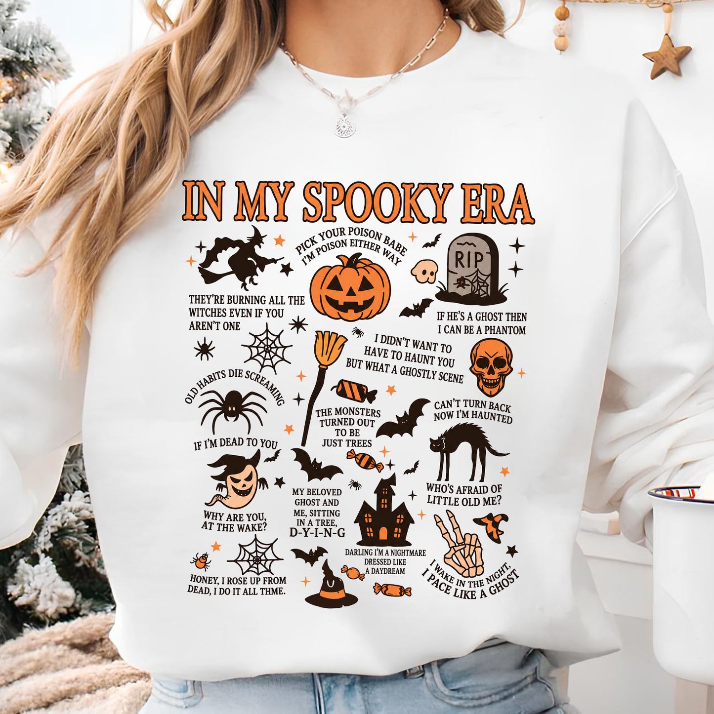 In My Spooky Era Halloween Shirt, Vintage Spooky Season Graphic Tee, Funny Fall Gift for Friends 685660