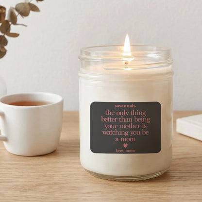 Personalized To My Daughter Candle Gift, New Mom Gift, Custom Name Candle, Mothers Day Gift 684859