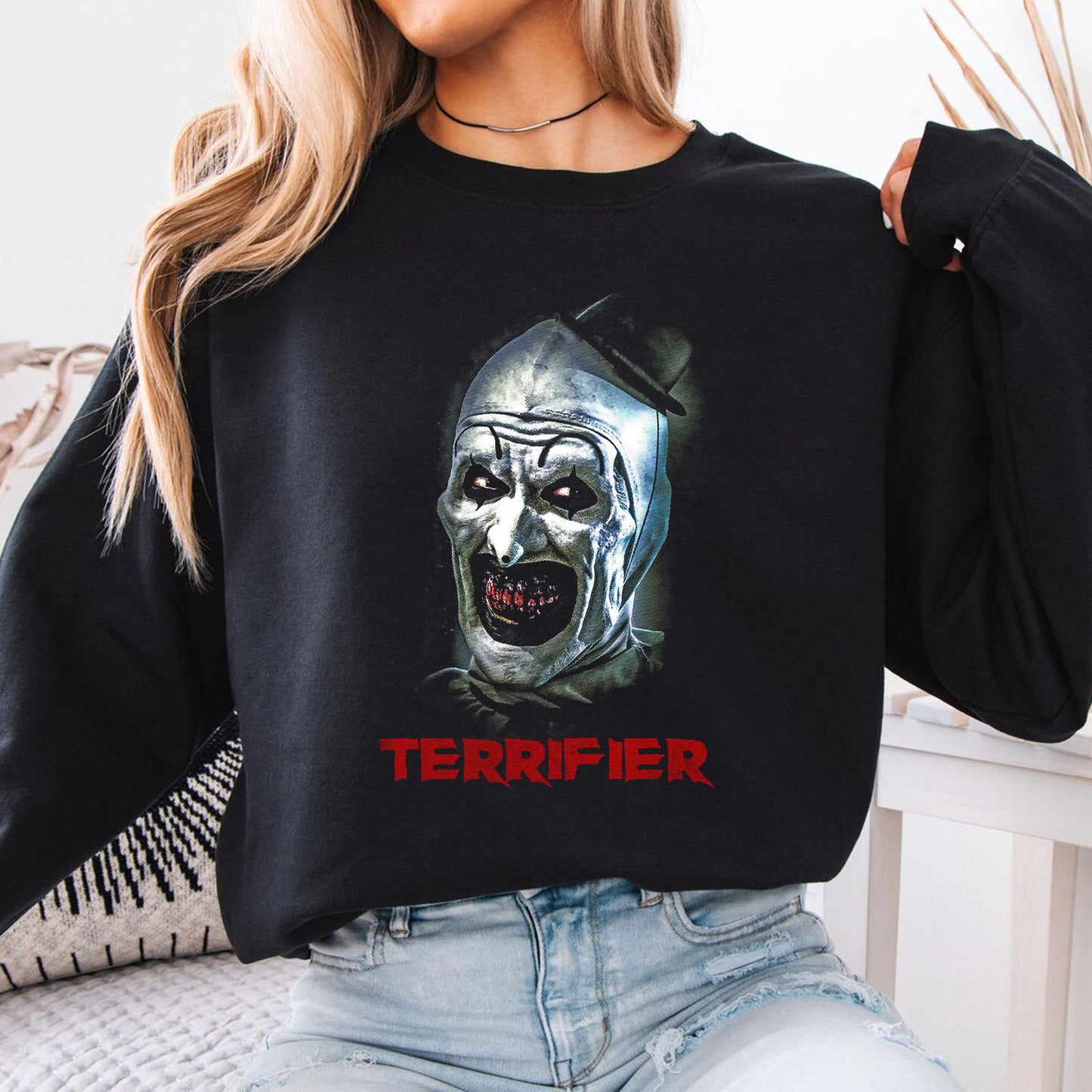Art The Clown Terrifier Halloween Shirt | Horror Graphic Tee | Funny Spooky Season Slasher T-Shirt 683308-1