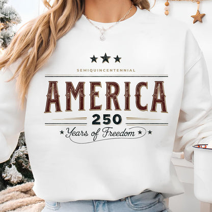 Retro USA 250 Years Anniversary Shirt | 250 Years of Freedom Tee | Patriotic 4th of July Shirt 684617