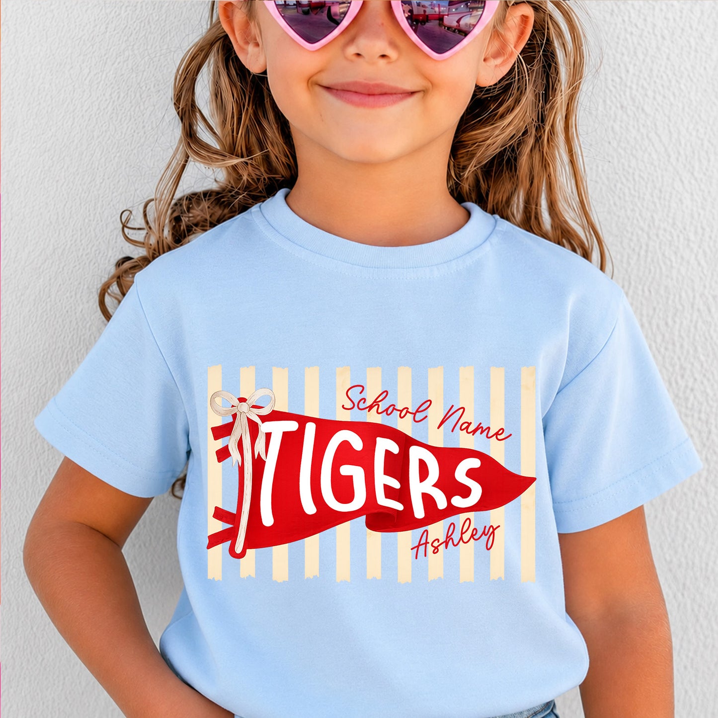 Personalized School Mascot Kids Shirt, Custom School Spirit Tee, Preppy Game Day Shirt 685703