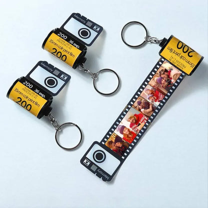Custom Photo Film Roll Keychain, Personalized Camera Roll Picture Keychain, Romantic Couple Gift 686210 WFD