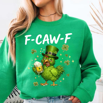F-CAW-F St. Patrick’s Day Dark Shirt | Funny Irish Beer Drinking Party Shamrock T-Shirt 684384